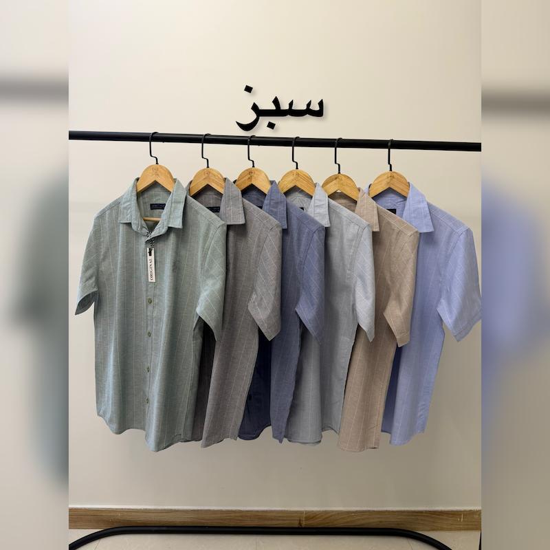 پیراهن آستین کوتاه پنبه 2645