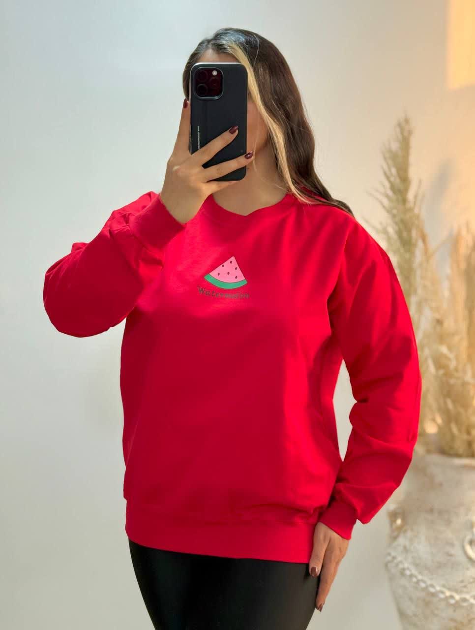 بلوز دورس زنانه طرح هندوانه ویژه شب یلدا