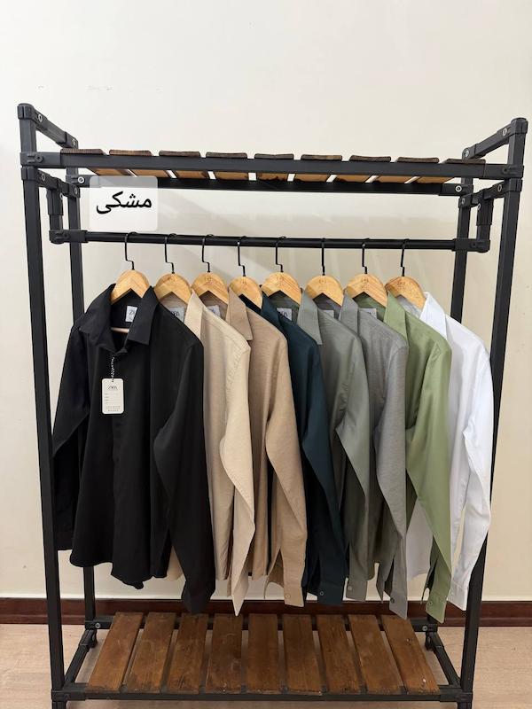 پیراهن استین بلند قابپک مخفی