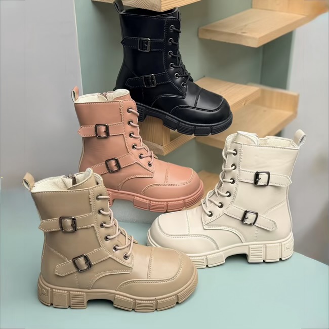 بوت بچگانه طرح دو بند سگک از Kids کد 4082802