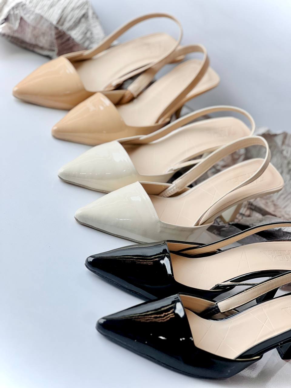 کفش زارا 6 سانتی ورنی