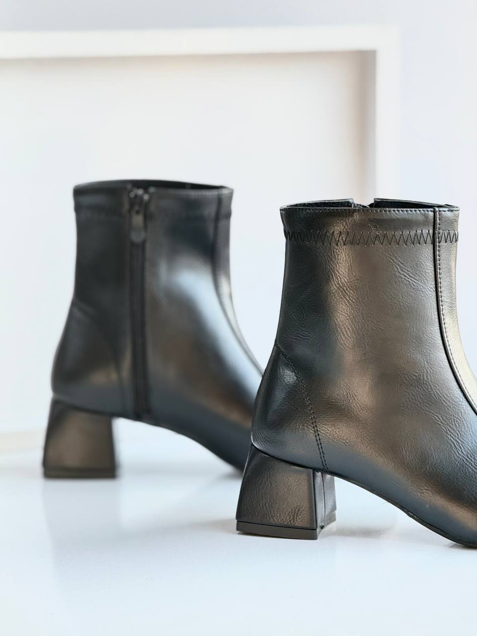 کفش بوت مربع دوختی