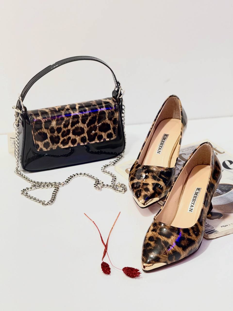 کفش کد127ساتن نوک فلزی