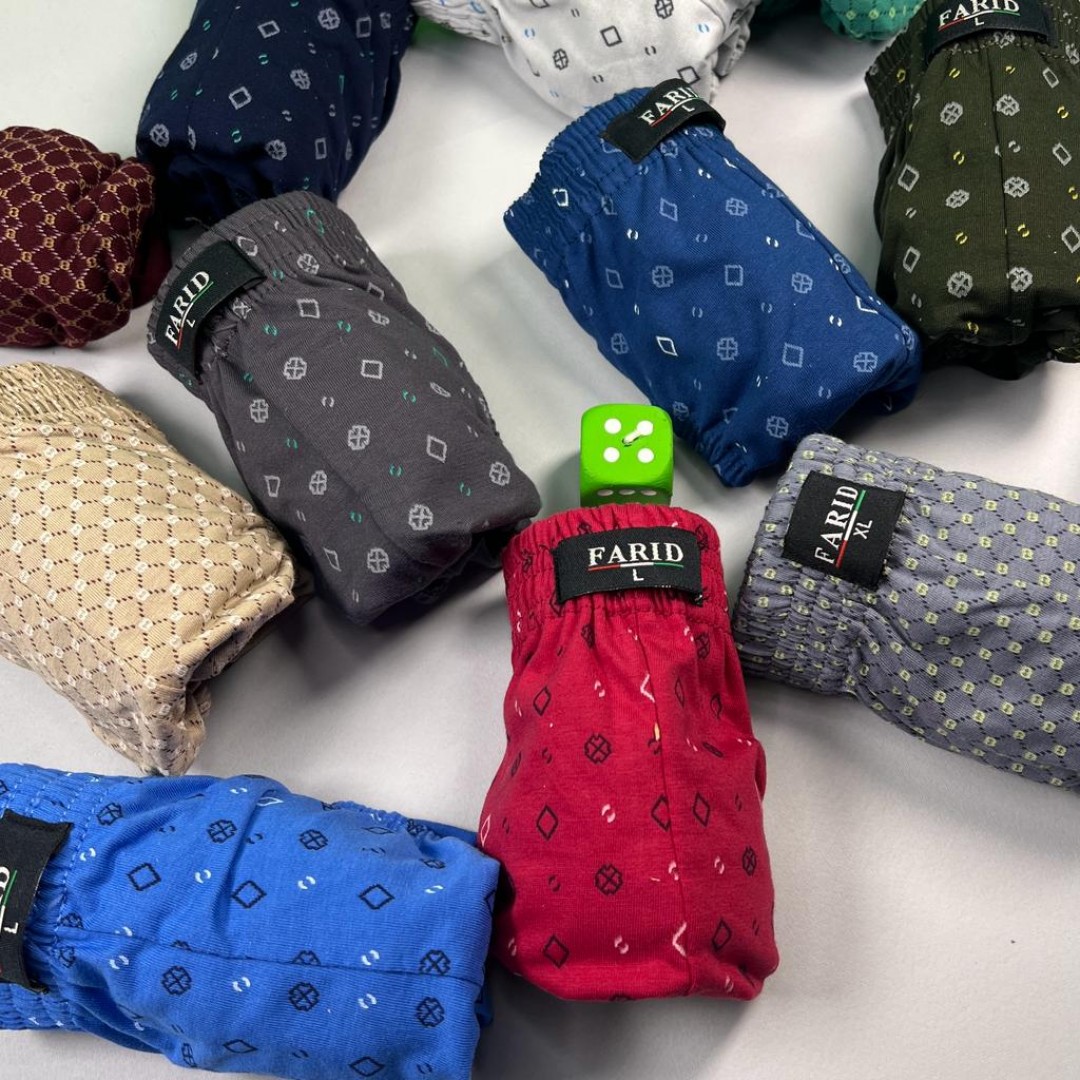 شورت مردانه اسلیپ چاپی فرید کد 57