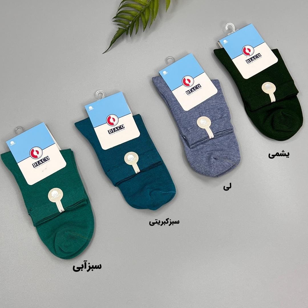 جوراب نیم ساق مردانه فانتزی دیاکو کد 13 پک 2 عددی