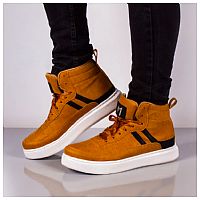 کفش ساقدار مردانه Sheniz (عسلی)