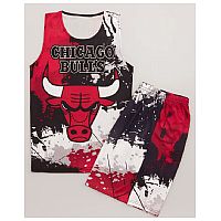 ست تاپ شلوارک مردانه مدل CHICAGO BULLS