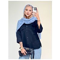 کتان پشت دکمه کد 19814