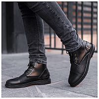 نیم بوت مردانه مشکی مدل Farnod