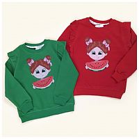 بلوز دورس دختر و هندوانه سایز 40 تا 55 ویژه شب یلدا