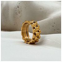 انگشترمردانه طلایی مدل Rolex