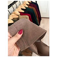 پیراهن مخمل کبریتی مردانه