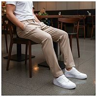 شلوار مردانه بنگال کش دم پا ساده مدل Behnam