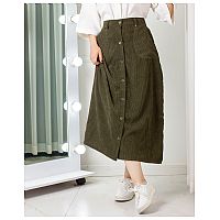 دامن جلو دکمه مخمل