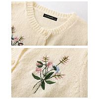 شومیز بافت گلدوزی هانا