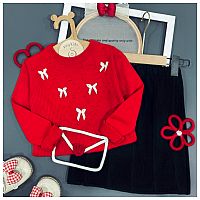 بلوز دامن پاپیون