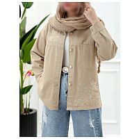 مانتو کتان اسپرت پاییزه