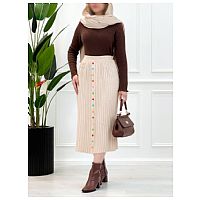 دامن دکمه رنگی